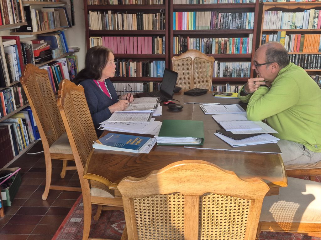 One to one session with a student